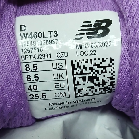 New Balance Women's 460 V3 Running Shoes W460LT3 Grey Oyster Pink Sz 8.5 - Picture 9 of 11